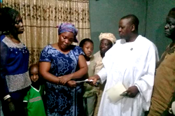 Ambode donates N5m to widow of burnt kidnap victim