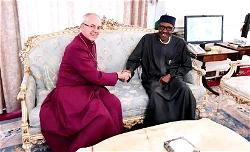 Photos: Buhari receives Archbishop of Canterbury Justin Welby in London