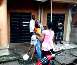 Photos: Boy hit, killed by stray bullet as Police shoot to disperse protesters in Imo