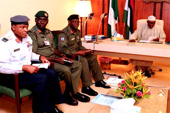 Buhari gives service chiefs marching order on security threats