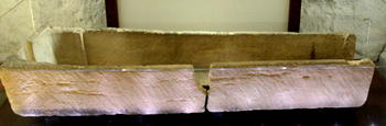 800-year-old coffin damage in UK museum