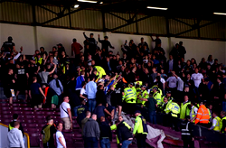 Burnley’s Hannover clash abandoned after crowd trouble