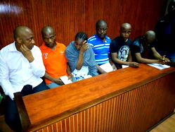 Photos: Kidnapper, Evans; others in Court