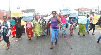 Delta women protest against warring communities