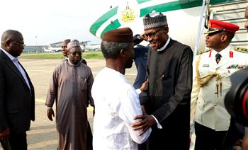 Breaking: Osinbajo receives President Buhari