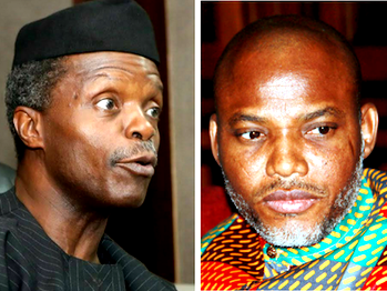 Kanu to Osinbajo: Withdraw all charges against me