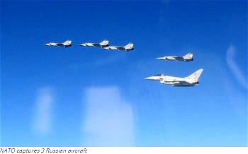 3 Russian aircraft captured by NATO over Airspace violation