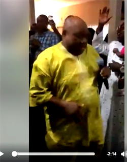Video: Who can dance more than Senator Adeleke, See his skills in church
