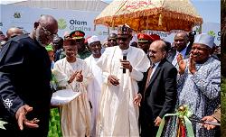 Buhari inaugurates N30b Olam poultry, feed mill