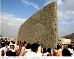 Devil pelted with 49.39million stones, shoes, bottles in Saudi Arabia