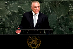 Brazil’s Temer urges world leaders to reject extreme nationalism
