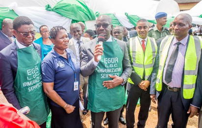 Obaseki flags off immunization project, rewards LGAs with N10m