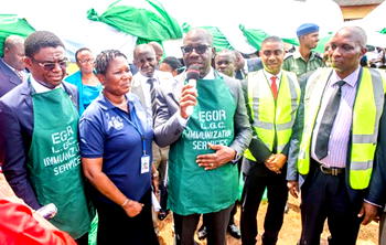 Obaseki flags off immunization project, rewards LGAs with N10m