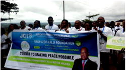 Nigerian youths converge on Igbere to preach peace