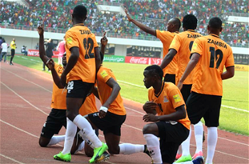 Chipolopolo land in Uyo