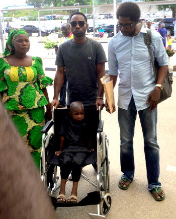 Three years after: Boy goes to Dubai to fix spine broken by Boko Haram