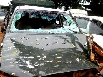 Okada smugglers attack Customs, destroys operational vehicles