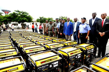 Ambode donates 120 5kva generating sets to power police formations