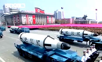 Video: North Korea displays missiles, military force implying battle-ready
