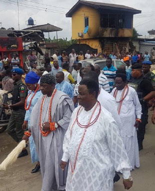 Ubeji fuel tanker fire: Olu of Warri urges speedy upgrade of damaged road