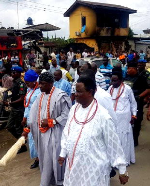 Ubeji fuel tanker fire: Olu of Warri urges speedy upgrade of damaged road