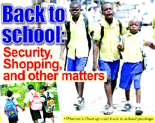 Back to school: Security, shopping and other matters