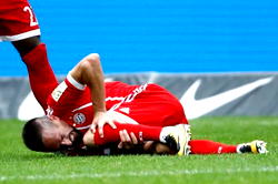 Ribery sidelined for up to three months