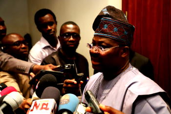Breaking: Gov Ajimobi meets Buhari over Olubadan crisis