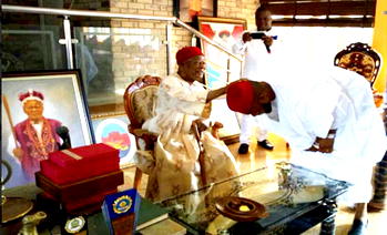 Anambra guber: Nnewi Monarch Igwe Orizu endorses Chidoka