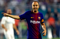 Iniesta renews Barca contract ‘for life’