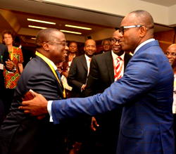 Photos: Kachikwu, Baru meet at Nigerian Economic Summit