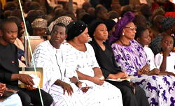 Photos: Plateau state Governor, Simon Bako Lalong buries brother
