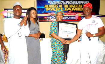 Amodu gets Nigerian Youth Parliament award