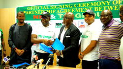 Pinnick hails NFF new deal with TGI, Payporte
