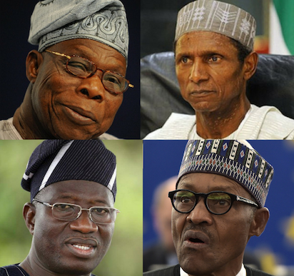 Obasanjo Yar’Adua Jonathan Buhari Obasanjo, Yar’Adua, Jonathan, Buhari are accidental leaders — Na’Abba