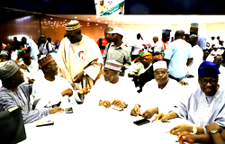 Photos: Gbenga  Daniel officially declares for PDP Chairmanship