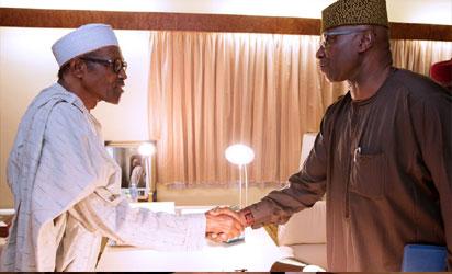 Buhari receives new SGF, Boss Mustapha at state House