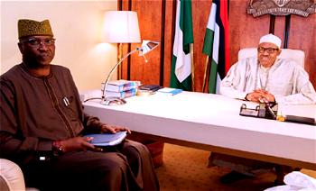 Video: Buhari swears-in SGF Boss Mustapha
