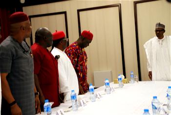 Breaking: President Buhari meets South east leaders