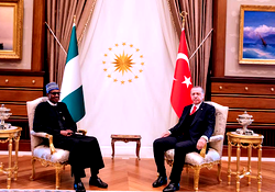 Buhari visits Mausoleum, lauds relations between Nigeria, Turkey