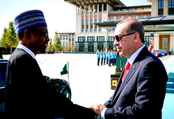 Photos: President Buhari, Erdogan meet in Ankara Turkey