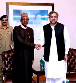 Terrorism: Pakistani prime Minister presents “Document” to Buhari, invites him for State Visit