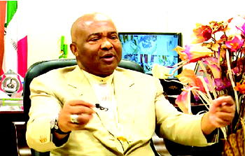 Uzodinma delivers  LGA to Buhari