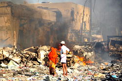 20 killed in political rally’s bombing
