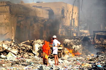‘Many bodies’ as two car bombs explode in Mogadishu
