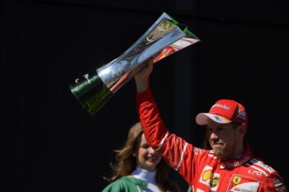 Formula One: Vettel wins Brazilian GP, Hamilton fourth from pits