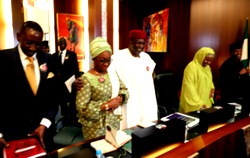 Photos: Oyo-Ita, Kyari make up at FEC meeting