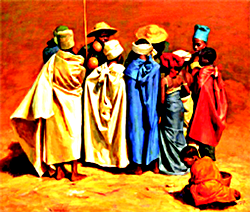 Portraits, figures, speak in Akinola’s works