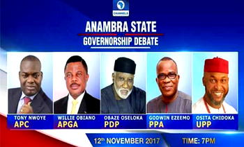 Follow ongoing #AnambraDebate here