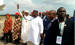 Photos: Buhari in Enugu